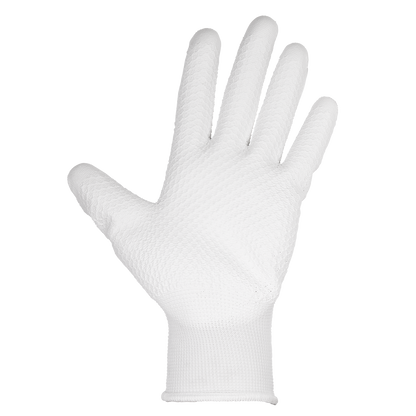 Sealey SSP50L/6 White Precision Grip Gloves - (Large) - Pack of 6 Pairs