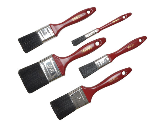 Stanley Decor Paint Brush Set of 5 12 25 37 50 & 62mm STA026727