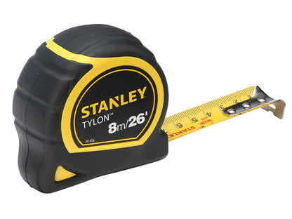 Stanley Tylon Pocket Tape 8m/26ft Width 25mm Carded STA030656N