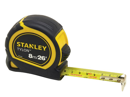 Stanley Tylon Pocket Tape 8m/26ft Width 25mm Carded STA030656N