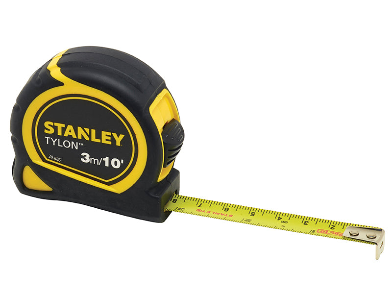 Stanley Tylon Pocket Tape 3m/10ft Width 13mm Carded STA030686N