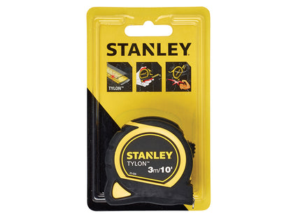 Stanley Tylon Pocket Tape 3m/10ft Width 13mm Carded STA030686N