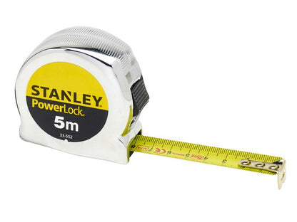 Stanley PowerLock Classic Pocket Tape 5m Width 19mm Metric only STA033552