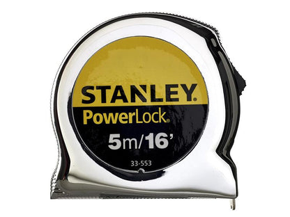 Stanley PowerLock Classic Pocket Tape 5m/16ft Width 19mm STA033553