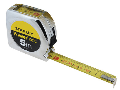 Stanley PowerLock Top Reader Tape 5m Width 19mm STA033932