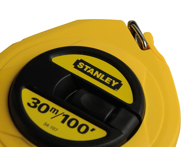 Stanley Closed Case Steel Long Tape 30m/100ft Width 10mm STA034107