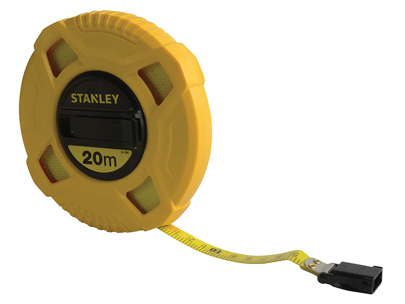 Stanley Closed Case Fibreglass Long Tape 20m Width 13mm STA034296