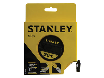 Stanley Closed Case Fibreglass Long Tape 20m Width 13mm STA034296