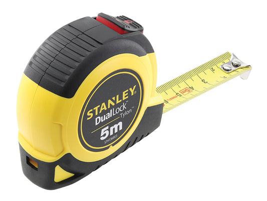 Stanley DualLock Tylon Pocket Tape 5m Width 19mm Metric only STA036803