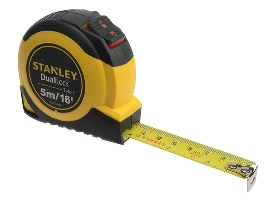 Stanley DualLock Tylon Pocket Tape 5m/16ft Width 19mm STA036806