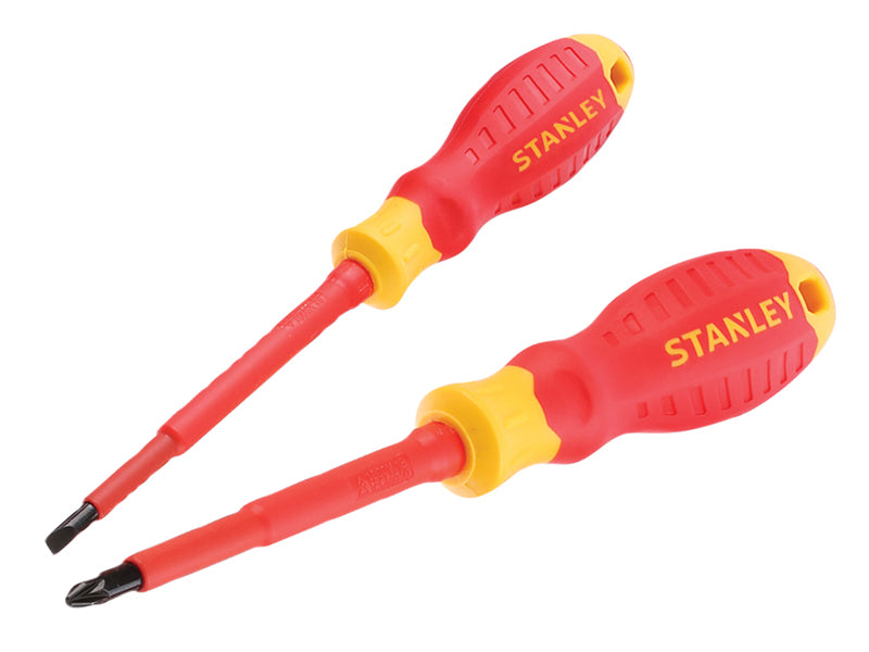 Stanley FatMax VDE Insulated Screwdriver Set 2 Piece STA060030