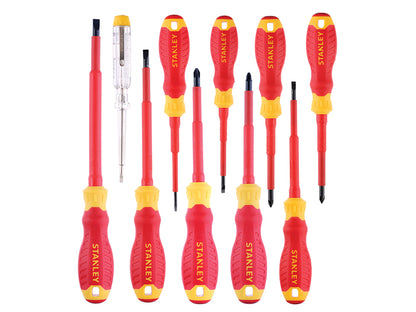 Stanley FatMax VDE Insulated Screwdriver Set 10 Piece STA060032