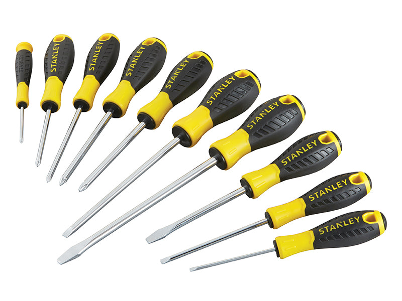 Stanley 0-60-211 Essential Screwdriver Set 10 Piece STA060211