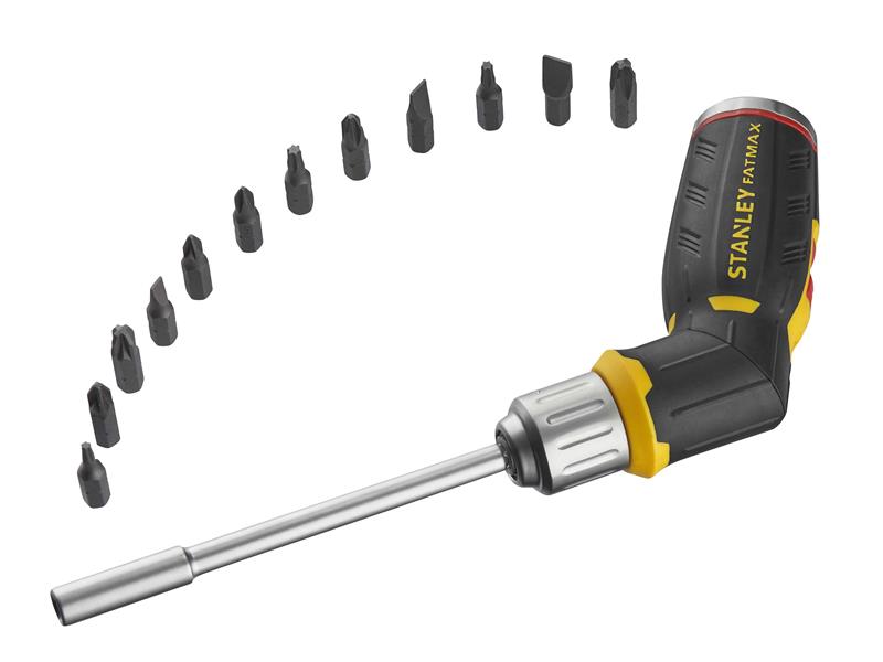 Stanley FatMax Pistol Grip Ratchet 12 Bits STA062691