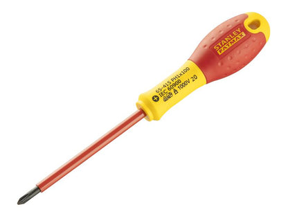 Stanley FatMax VDE Insulated Screwdriver Phillips Tip PH1 x 100mm STA065415