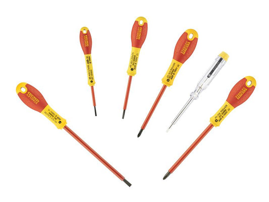 Stanley FatMax VDE Insulated Screwdriver Set 6 Piece STA065441