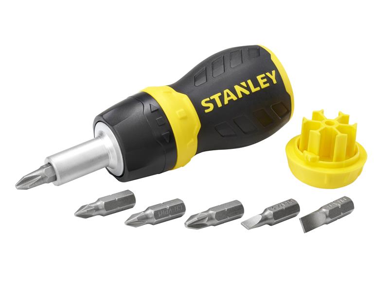 Stanley Multibit Ratchet Stubby & Bits STA066358