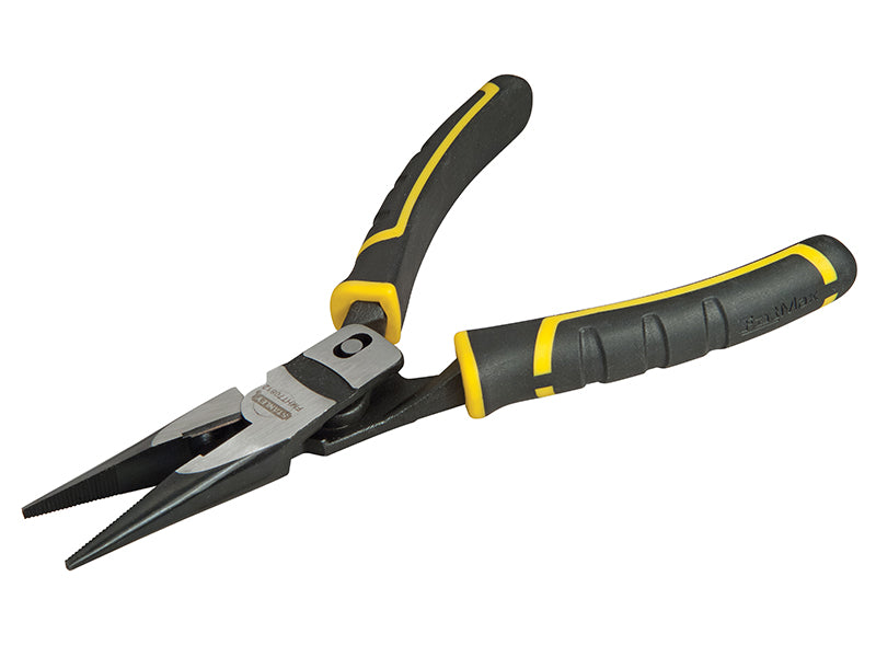 Stanley FatMax Compound Action Long Nose Pliers 200mm 8in STA070812