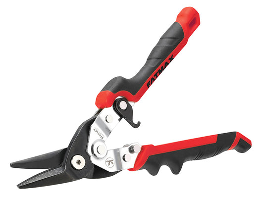 Stanley FatMax Red Ergo Aviation Snips Left Cut 250mm 10in STA073755