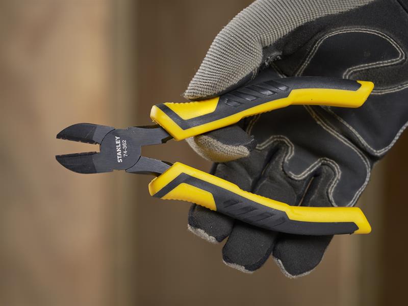 Stanley ControlGrip Diagonal Cutting Pliers 180mm 8in STA074455