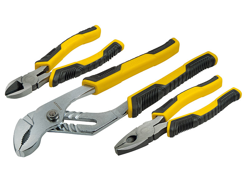 Stanley ControlGrip Pliers Set 3 Piece STA074471