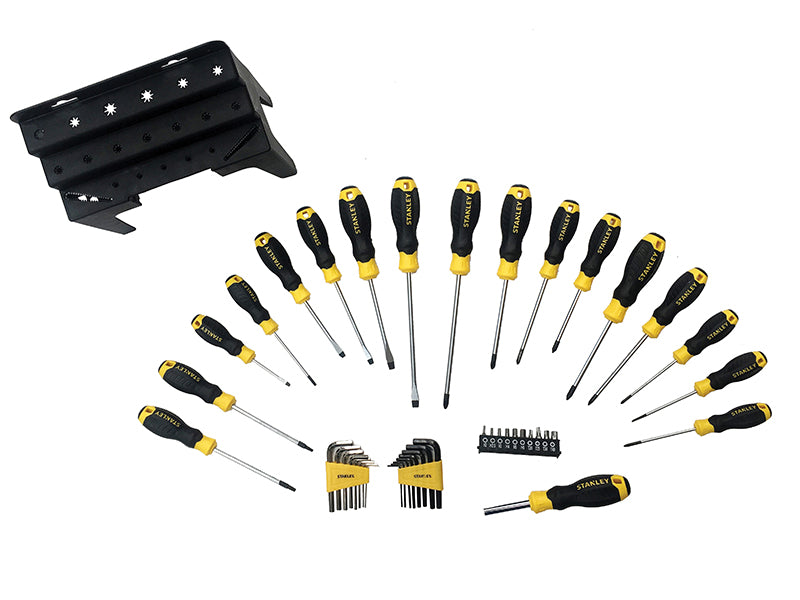 Stanley Screwdriver Set in Rack 44 Piece STA074958