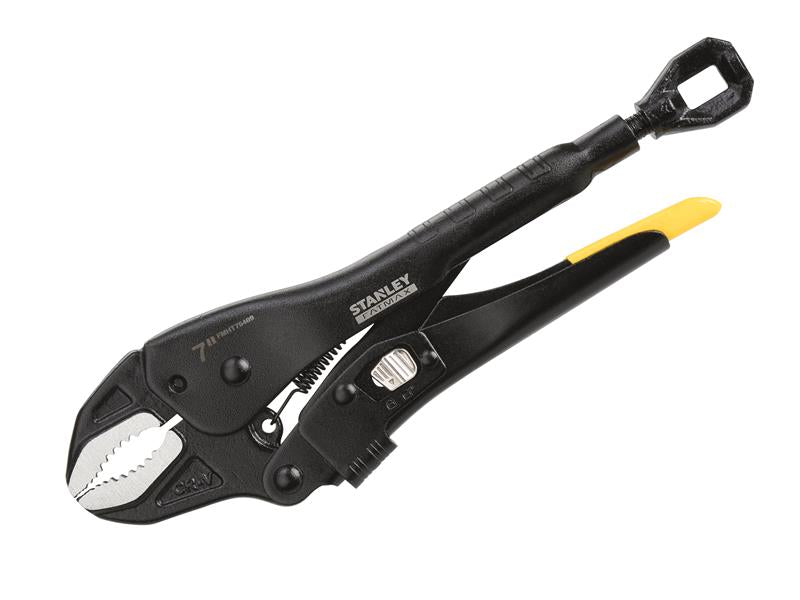 Stanley FatMax Curved Jaw Lockgrip Pliers 180mm STA075409