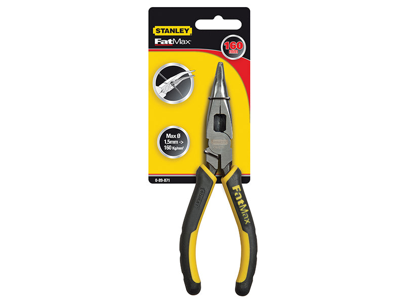 Stanley FatMax Bent Snipe Nose Pliers 160mm 6.1/4in STA089871