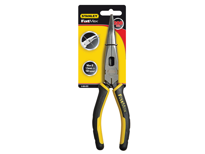 Stanley FatMax Bent Snipe Nose Pliers 200mm 8in STA089872