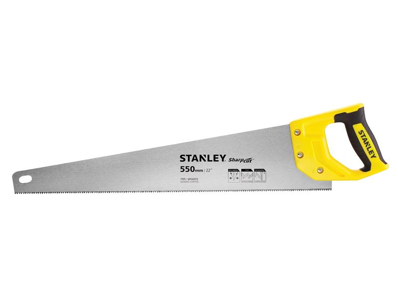 Stanley Sharpcut Handsaw 550mm 22in 7 TPI STA120368