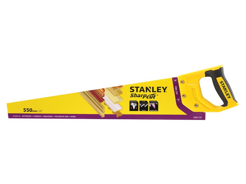 Stanley Sharpcut Handsaw 550mm 22in 11 TPI STA120372