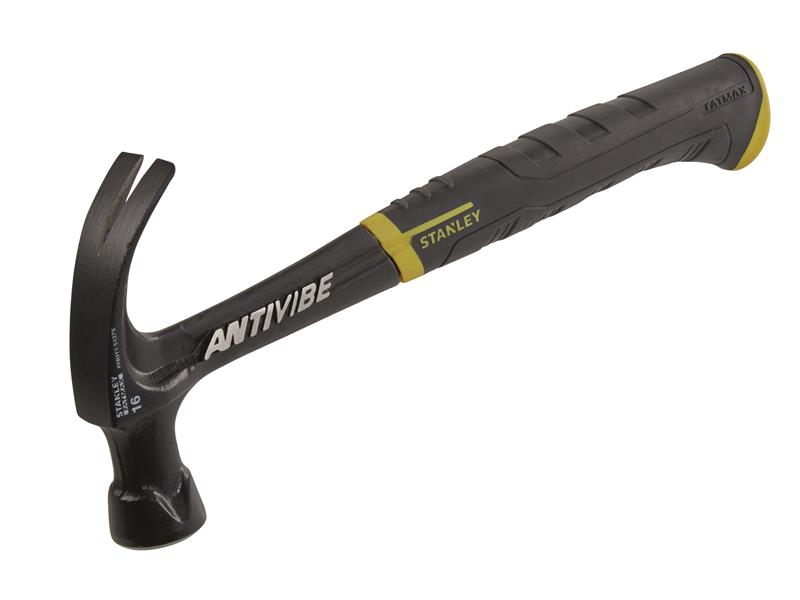 Stanley FatMax AntiVibe All Steel Curved Claw Hammer 450g 16oz STA151275