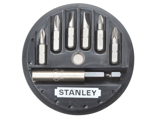 Stanley Slotted/Phillips/Pozidriv Insert Bit Set 7 Piece STA168737