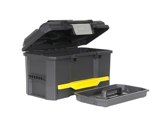 Stanley One Touch Toolbox with Drawer 48cm 19in STA170316