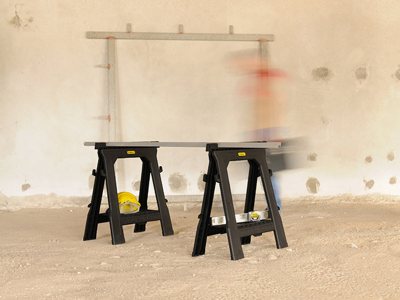 Stanley Folding Sawhorses Twin Pack STA170713