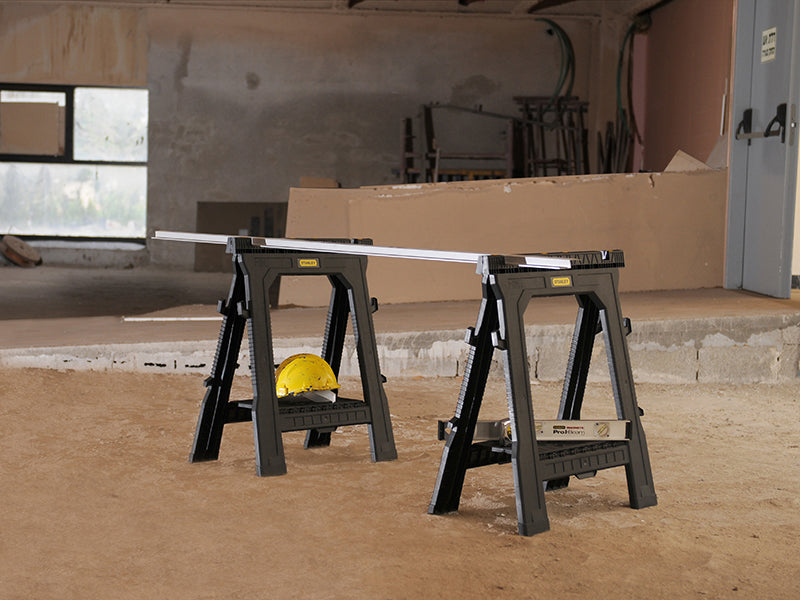 Stanley Folding Sawhorses Twin Pack STA170713