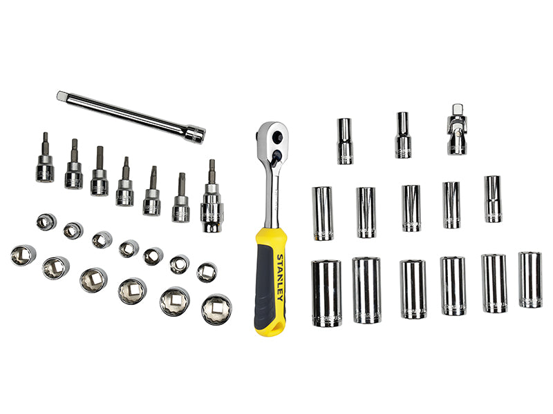 Stanley 3/8in Drive Metric Socket Module 36 Piece STA174174