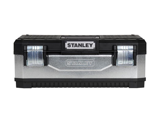 Stanley Galvanised Metal Toolbox 58cm 23in STA195619