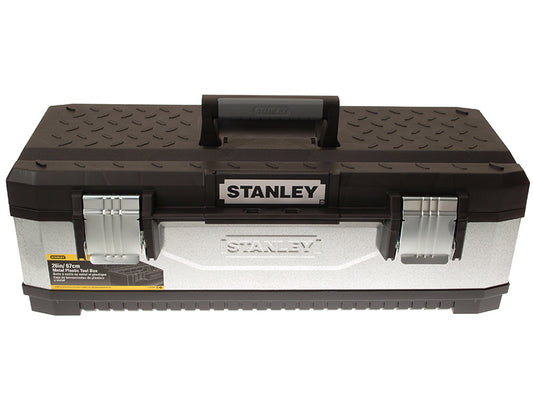 Stanley Galvanised Metal Toolbox 66cm 26in STA195620