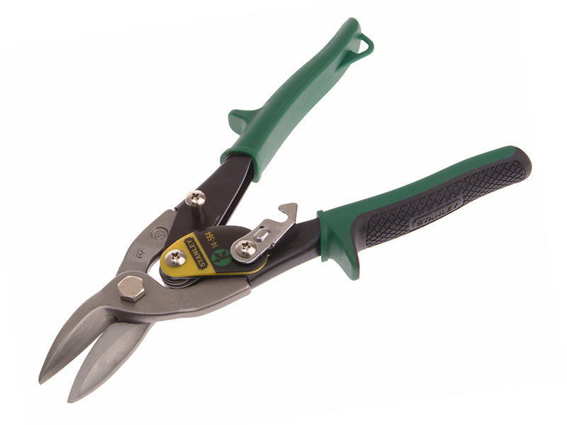 Stanley Green Aviation Snips Right Cut 250mm 10in STA214564