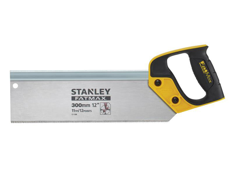 Stanley FatMax Tenon Back Saw 300mm 12in 11 TPI STA217199