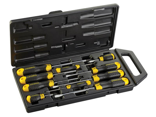 Stanley Cushion Grip Screwdriver Set 10 Piece STA265014