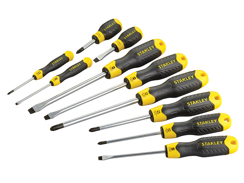 Stanley Cushion Grip Screwdriver Set 10 Piece STA564977