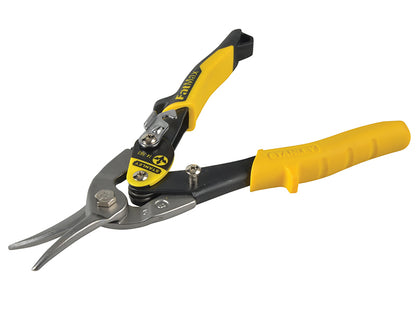 Stanley Yellow Aviation Snips & Holster Straight Cut 250mm 10in STA914563