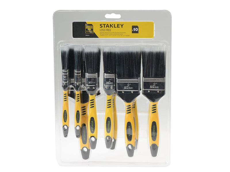 Stanley Loss Free Synthetic Brush Set 10 Piece STASTPPLF10