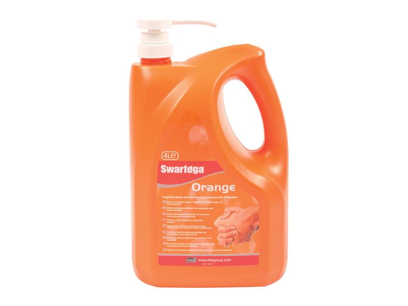 Swarfega Orange Hand Cleaner Pump Top Bottle 4 litre SOR4LMP