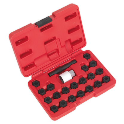 Sealey SX206 Locking Wheel Nut Key Set 22pc - Audi