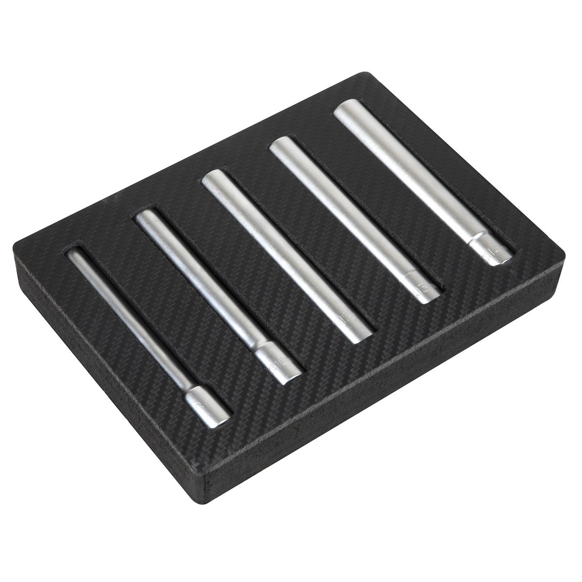 Sealey SX814 Extra-Deep Socket Set 5pc 8 10 12 13 14mm 3/8"Sq Drive