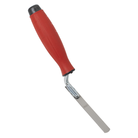 Sealey T0309 Stainless Steel Edging Trowel - Rubber Handle - 12mm