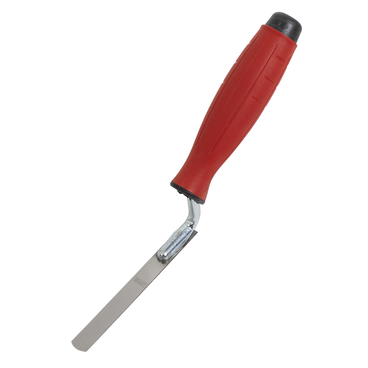 Sealey T0309 Stainless Steel Edging Trowel - Rubber Handle - 12mm